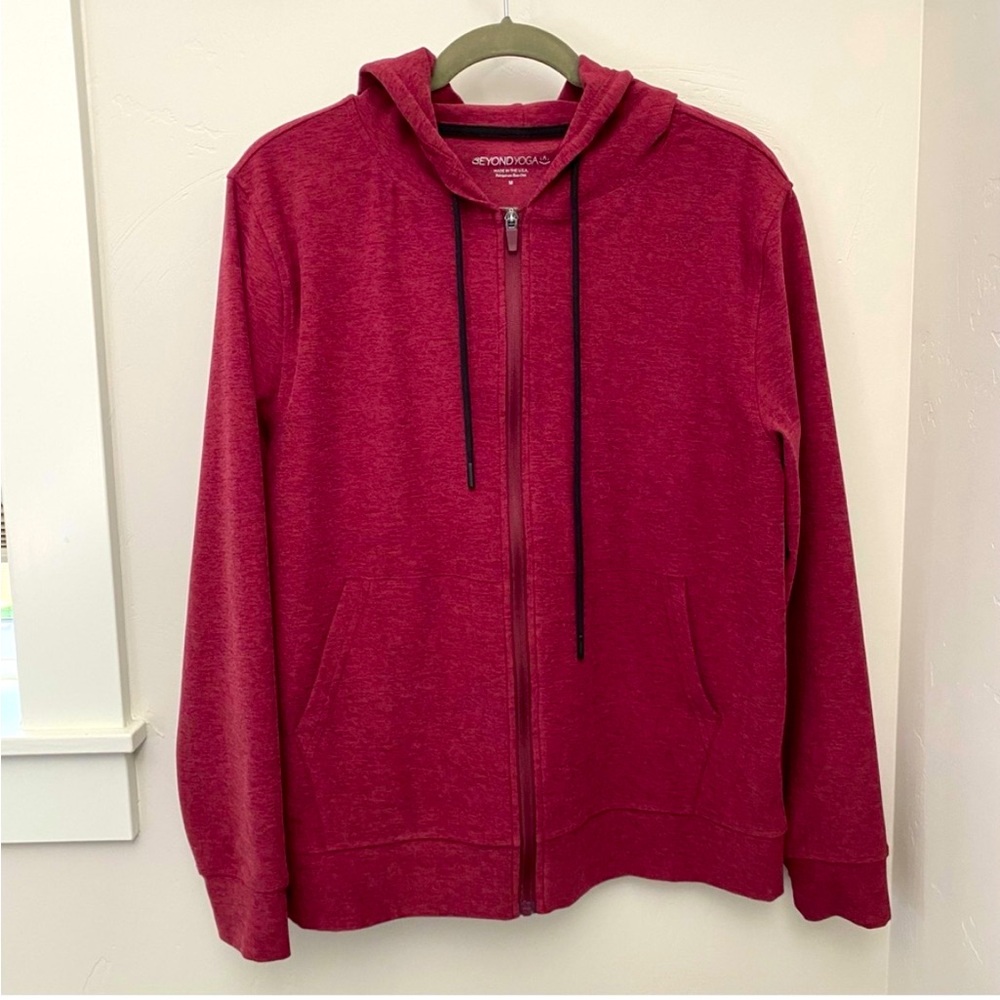 Beyond Yoga Freefit Mens Zip Hoodie, Medium